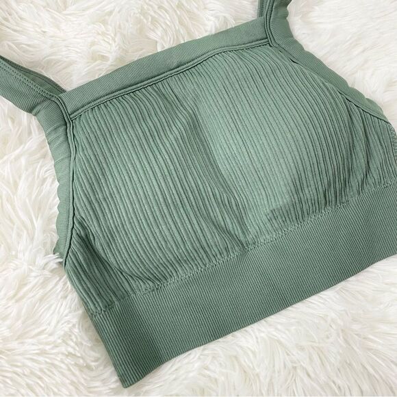 Aerie Sage Ribbed Tank Top - Picture 2 of 4